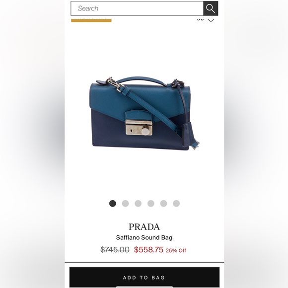 Prada Saffiano Mini Bag - Picture 1 of 7